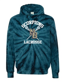 NB Scorpions Navy Tie Dye Hoodie - Orders due Monday, April 10, 2023